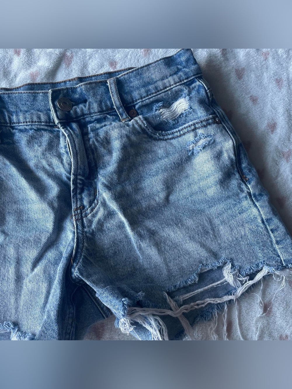 Ripped Denim Shorts - Picture 2 of 3